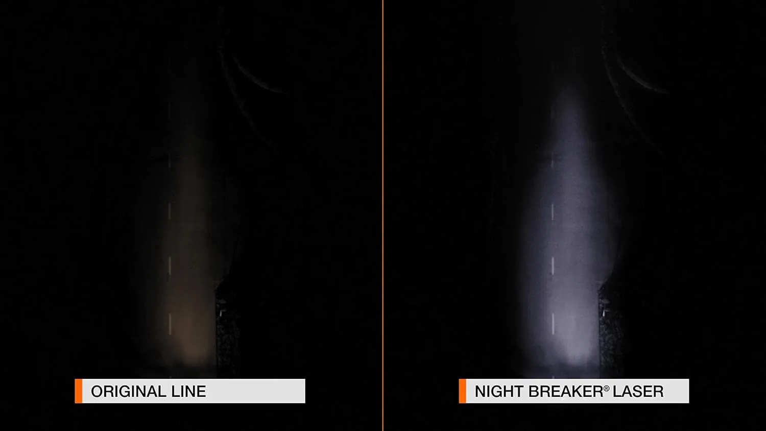 OSRAM NIGHT BREAKER LASER H7,  150% Brighter Halogen Headlight Lamp, 64210NL-2HB, 12V, Hanging Folding Box (2 Lamps)