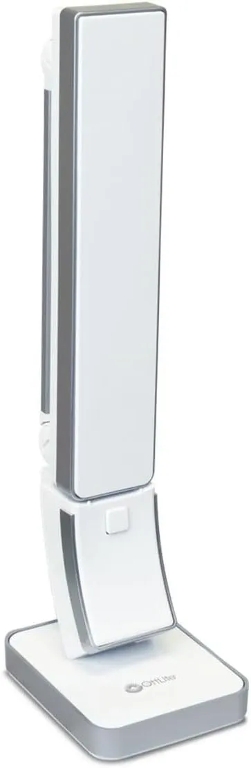 OttLite 13W Slimline Desk Lamp - Home, Office, Bedroom, or Reading (White)