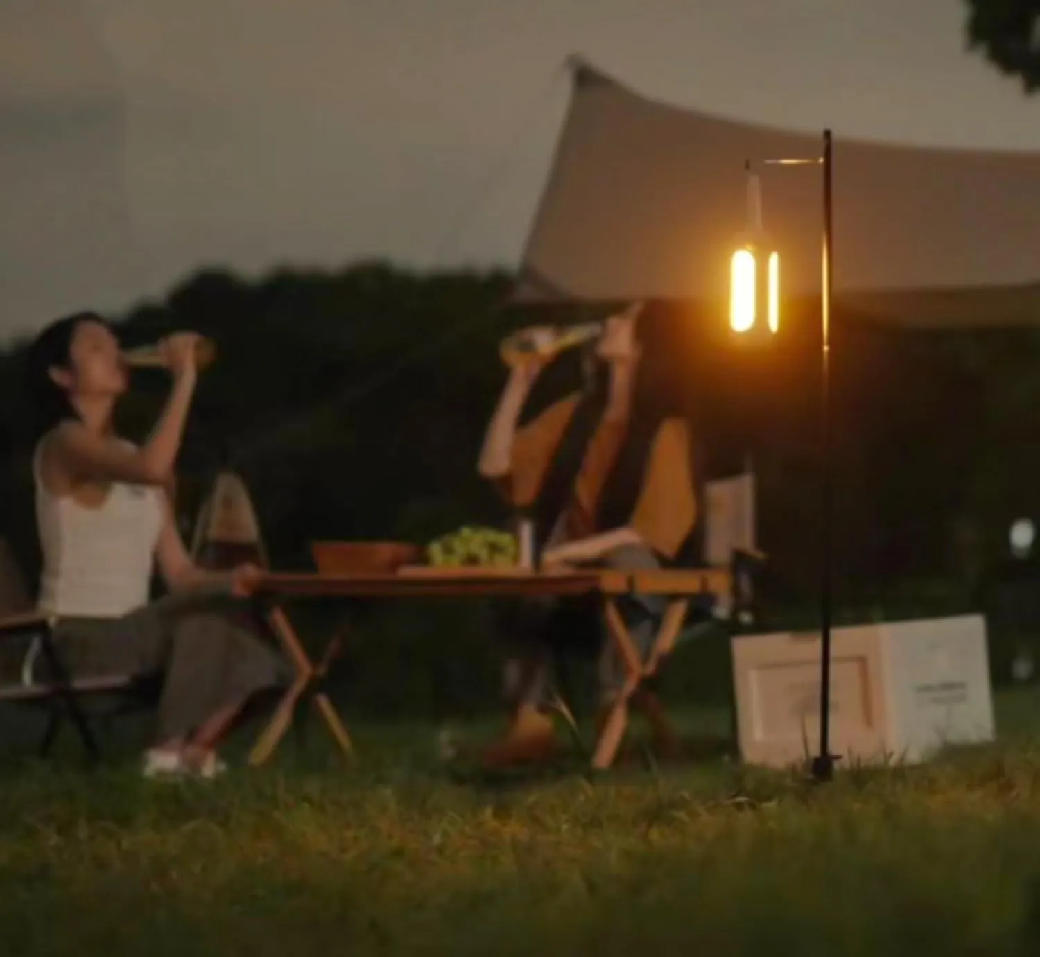 Outdoor Camping Lantern Charging Camping Tent Hanging Atmosphere Portable Folding Camping Lantern