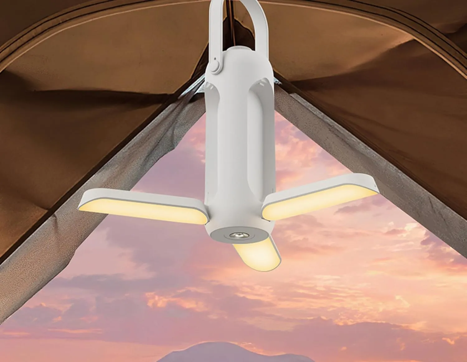 Outdoor Camping Lantern Charging Camping Tent Hanging Atmosphere Portable Folding Camping Lantern