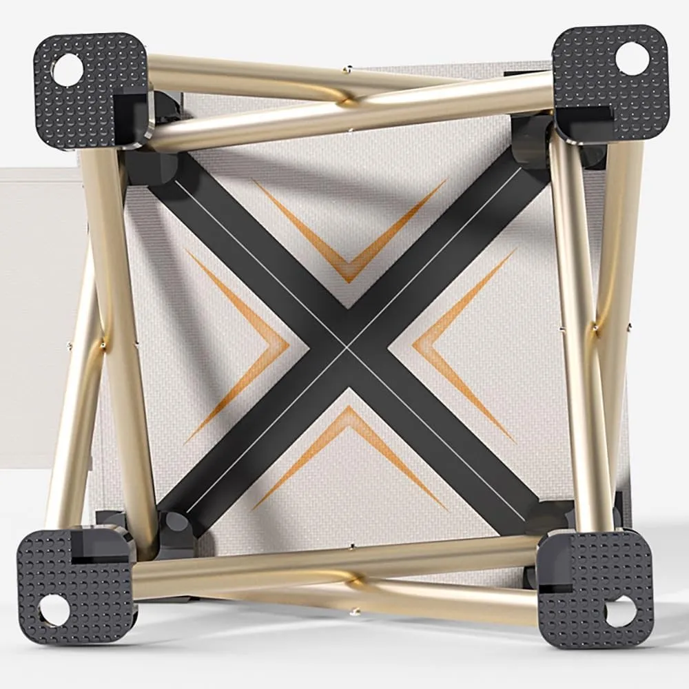 Outdoor Camping Stool 13 Inch Portable Folding Stool Compact Lightweight Foldable Fishing Stool Chair with Carry Bag for Walking Travel Hiking BBQ Fishing Beach(Black,30cm/12in)