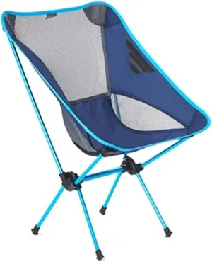 Outdoor Folding Chair Fishing Camping Convenient Folding Stool Beach Back Recliner Nap/Blue/53X60X65Cm