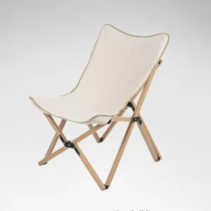Outdoor Folding Chair Fishing Equipment Camping Small Recliner Stool/White/68X47X51Cm