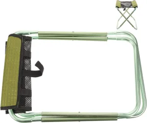 Outdoor Folding Chair Portable Lightweight Camping Stool for Fishing Beach and Travel Construction No Assembly Required Easy to Carry