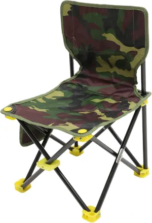 Outdoor Folding Fishing Chair Compact Portable Stool for Fishing Camping and BBQ Lightweight Design Easy to Carry Durable Material Seat Back Height