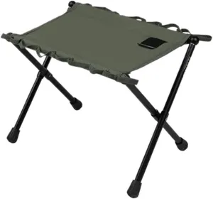 Outdoor Folding Stool Outdoor Camping Folding Stool Portable Aluminum Outdoor Camping Fishing Chair Set Small Folding Stool(Green Stool)