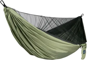 Outdoor Hammock Portable Quick Set Up Mosquito Net Camping Hammock Outdoor Hanging Bed Sleeping Swing Terrace Hammock(Model 1)