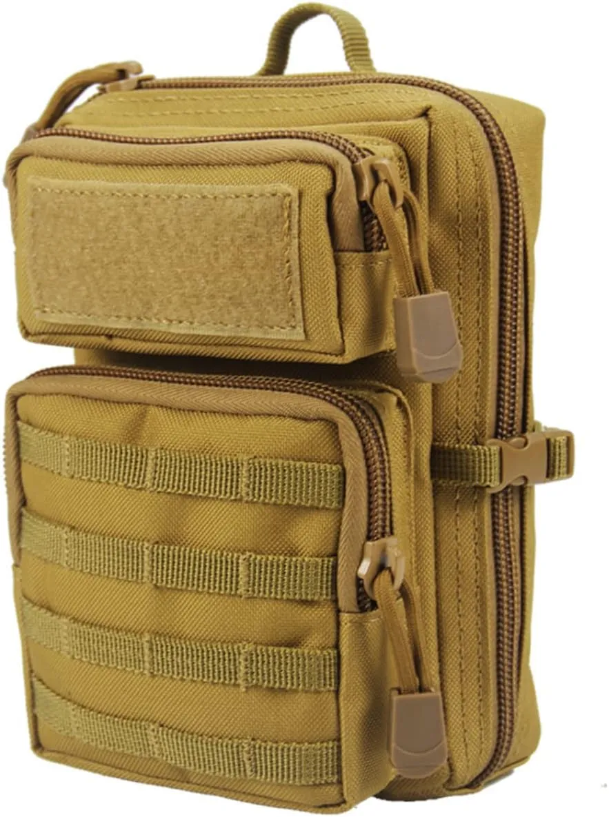 Outdoor Medicine Pouch First Aid Kit Module for Camping Travel Large Storage Quick Access Compartments