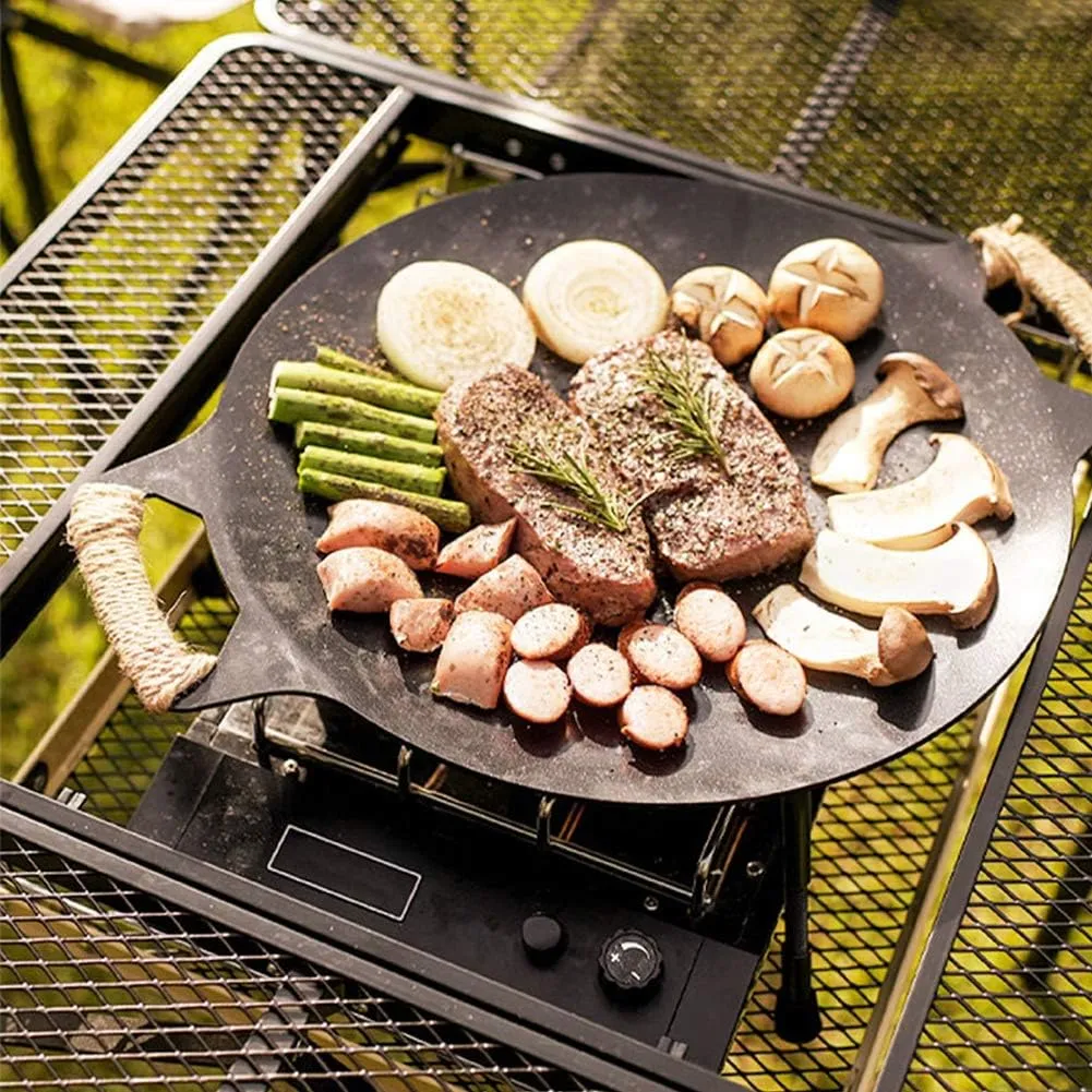 Outdoor Mobile Kitchen Iron Mesh Table, Portable Folding Camping Aluminum Alloy Picnic Barbecue Table Self-Driving Equipment Kitchen Console,C