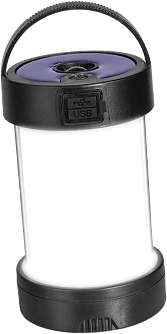 Outdoor Rechargeable Hanging Tent Lamp LED Solar Camping Light for Camping Hiking and Emergency Use Durable and Design Present for Outdoor Enthusiasts