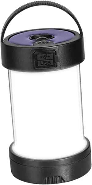 Outdoor Rechargeable Hanging Tent Lamp LED Solar Camping Light for Camping Hiking and Emergency Use Durable and Design Present for Outdoor Enthusiasts