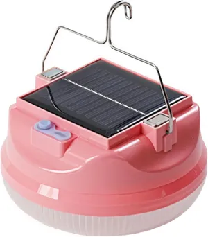 Outdoor Solar Camping Light, Rechargeable Led Lamp with Touch Switch, 6000Mah Battery, Abs Construction, Ideal for Outdoor Adventures and Emergencies