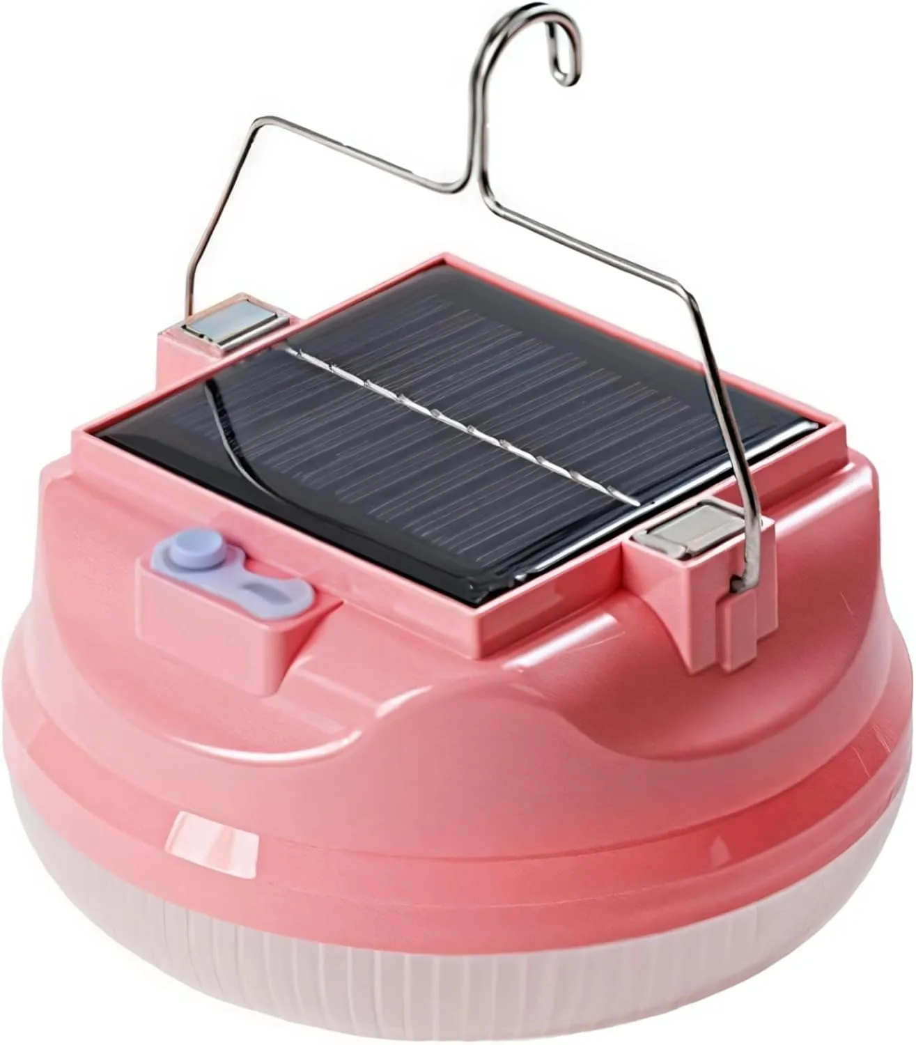 Outdoor Solar Camping Light, Rechargeable Led Lamp with Touch Switch, 6000Mah Battery, Abs Construction, Ideal for Outdoor Adventures and Emergencies