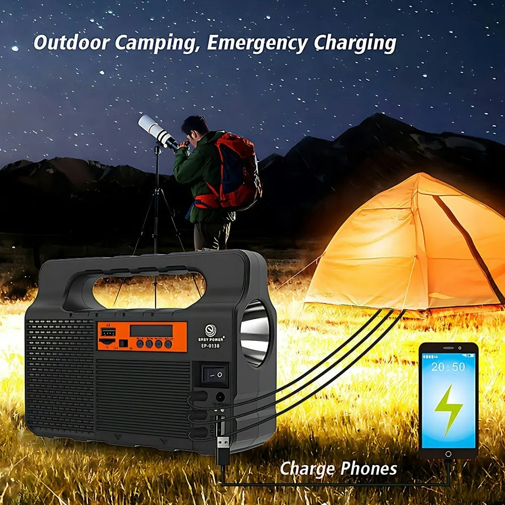 Outdoor Solar Power Searchlight for Camping
