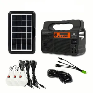 Outdoor Solar Power Searchlight for Camping