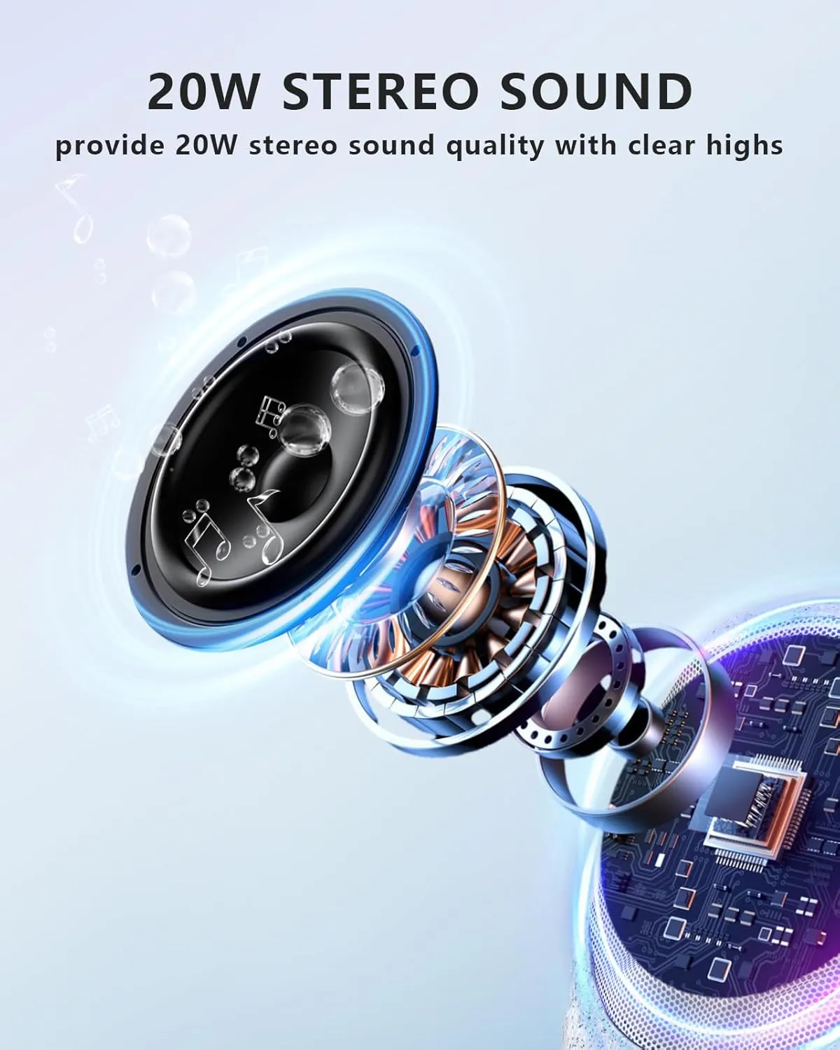 Outdoor Speakers with Lights Show Portable Speakers Bluetooth Wireless Outdoor Speaker Bluetooth Waterproof patio Solar Powered and Rechargeable Rock Speaker for patio Pool,Backyard (Marble, 2 Pack)
