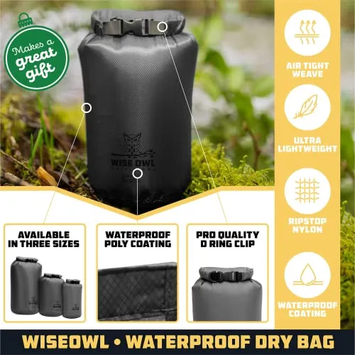Outfitters Waterproof Dry Bag-Fully Submersible Ultra Lightweight Airtight Bags