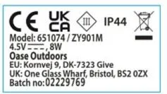 Outwell Carnelian 500 Camping Lantern LED Light