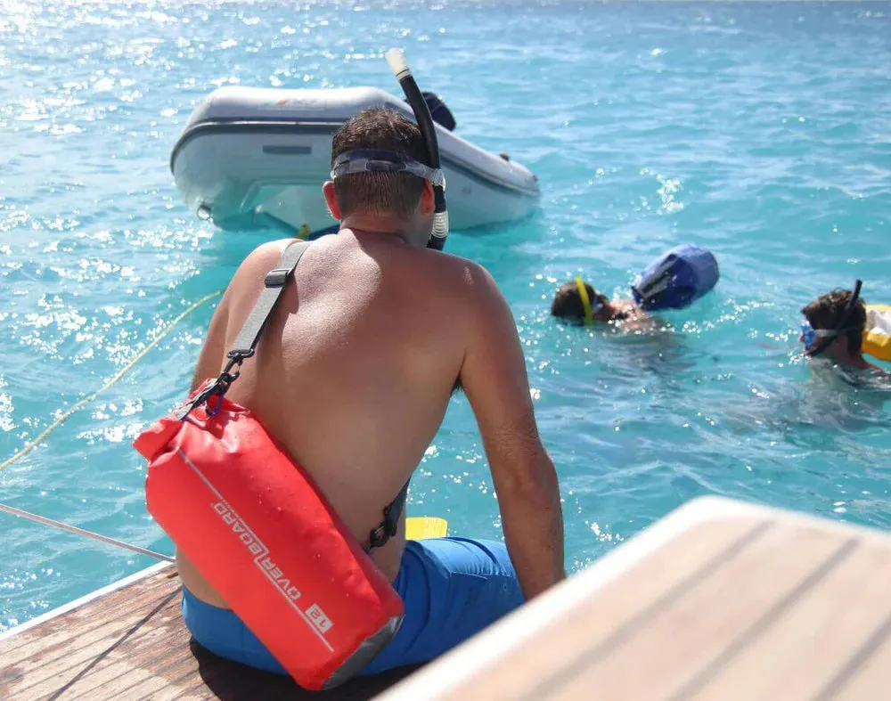 Overboard Dry Tube 12L Red Ob1003R