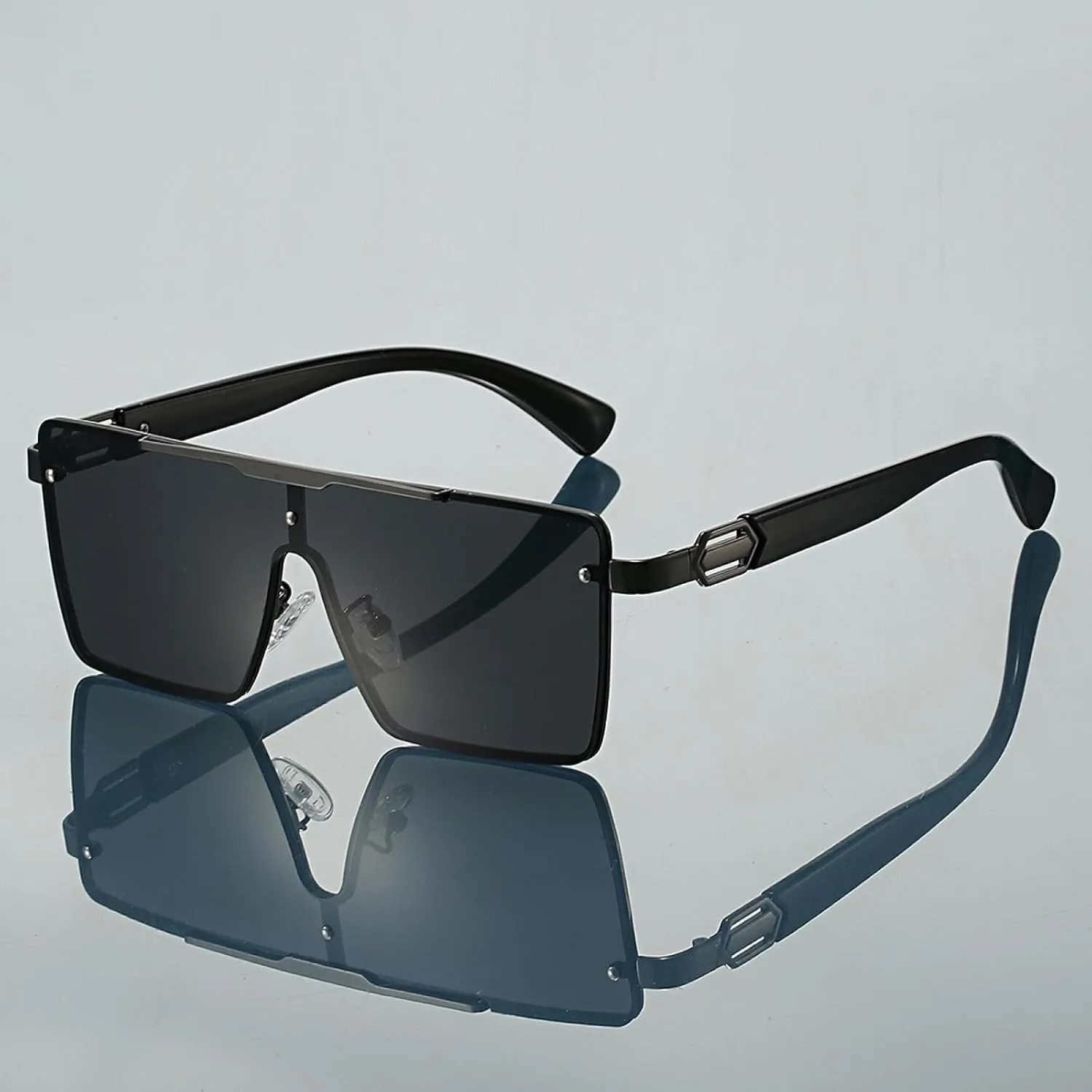 Oversize Sunglasses Women Fashion Gradient Multi-color Outdoor Shades Women Trendy Casual Sun Glasses
