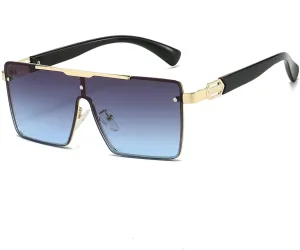 Oversize Sunglasses Women Fashion Gradient Multi-color Outdoor Shades Women Trendy Casual Sun Glasses