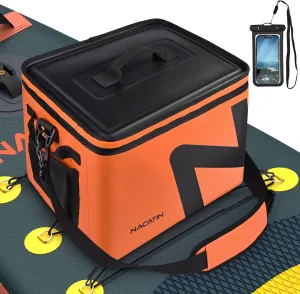 Paddle Board Cooler - Detachable & Insulated SUP Cooler Bag with Adjustable Straps, Waterproof Floating Design for Inflatable Paddle Boards & Kayaks, 30 Cans Capacity