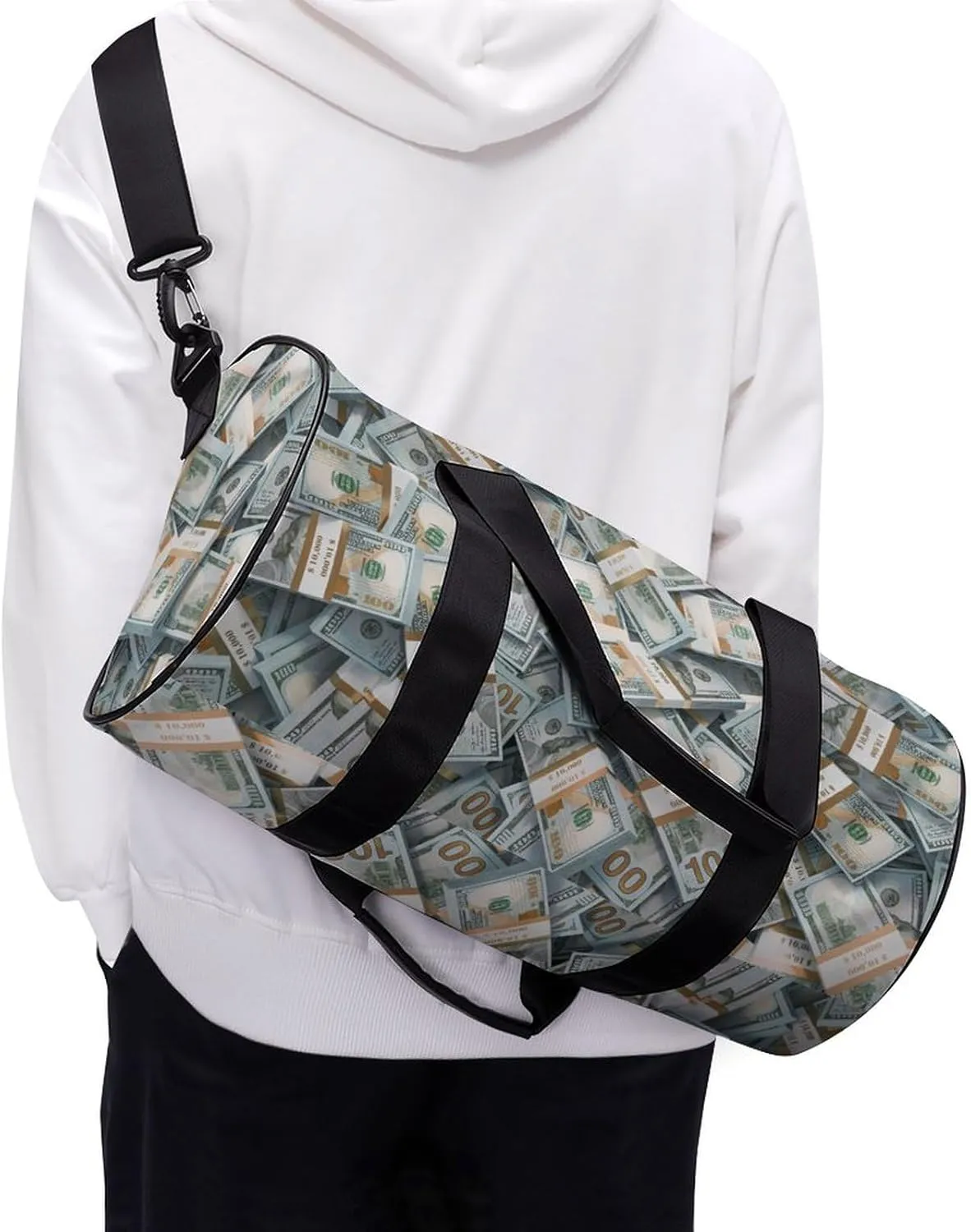 Paisley Headscarf Pattern Fitness Bag Waterproof And Stain Resistant Suitable for Unisex