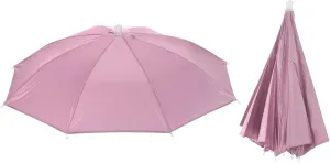 PATIKIL Fishing Umbrella Hat Elastic Folding Sun Rain Cap Head Umbrella Hands Free for Outdoor Fishing Camping