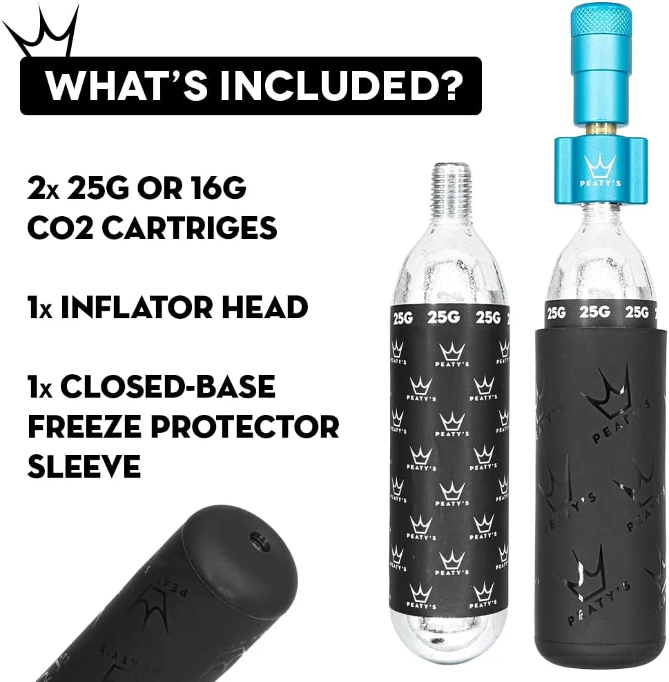 Peaty's Holeshot CO2 Tire Inflator Kit
