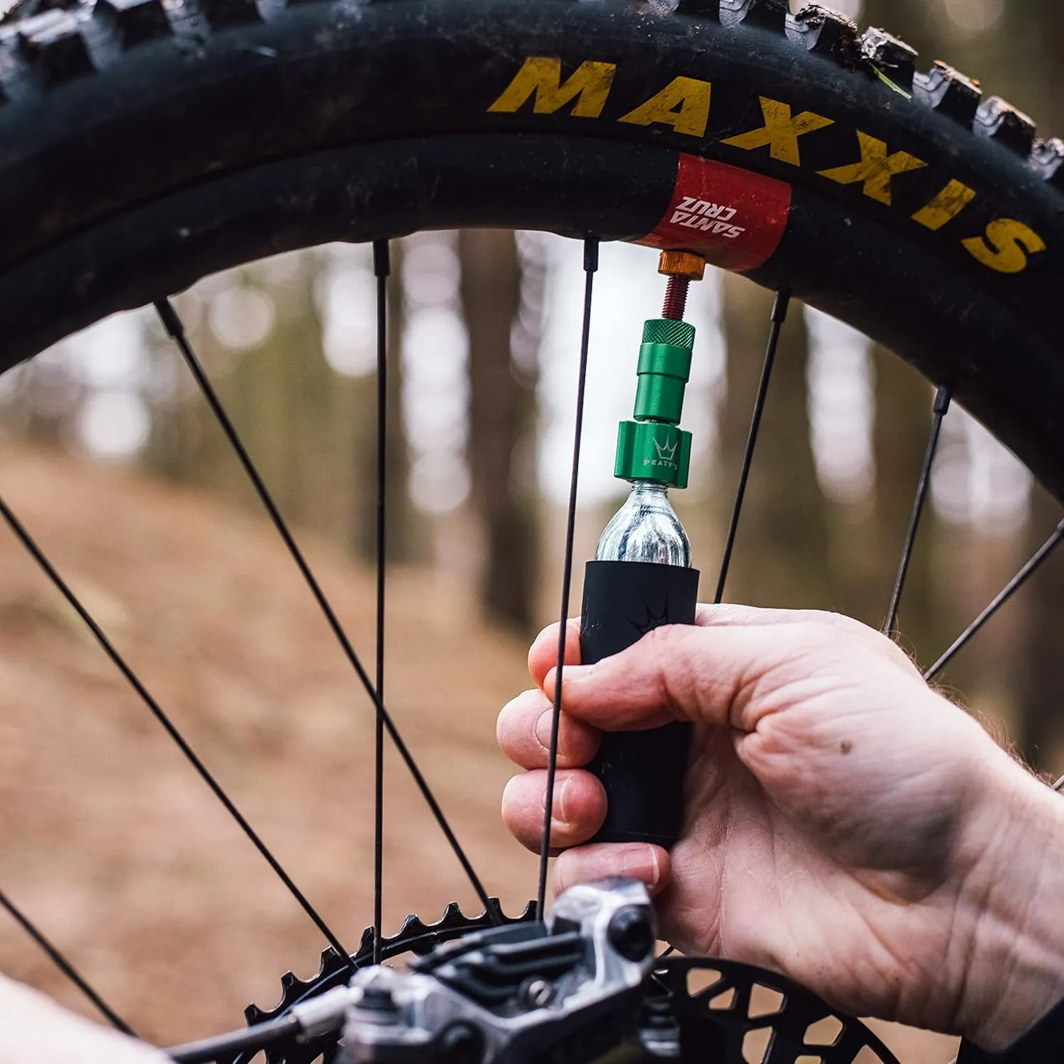 Peaty's Holeshot CO2 Tire Inflator Kit
