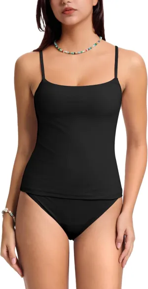 Period Swimwear Two Piece Tankini Sets Menstrual Leakproof Swimsuits Bathing Suit for Teen Girls