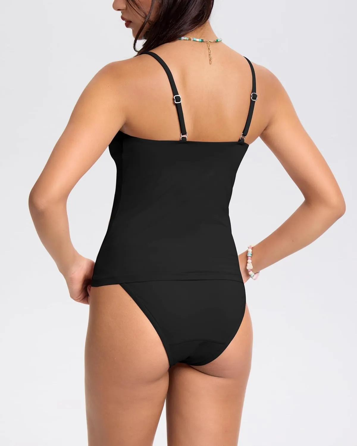 Period Swimwear Two Piece Tankini Sets Menstrual Leakproof Swimsuits Bathing Suit for Teen Girls