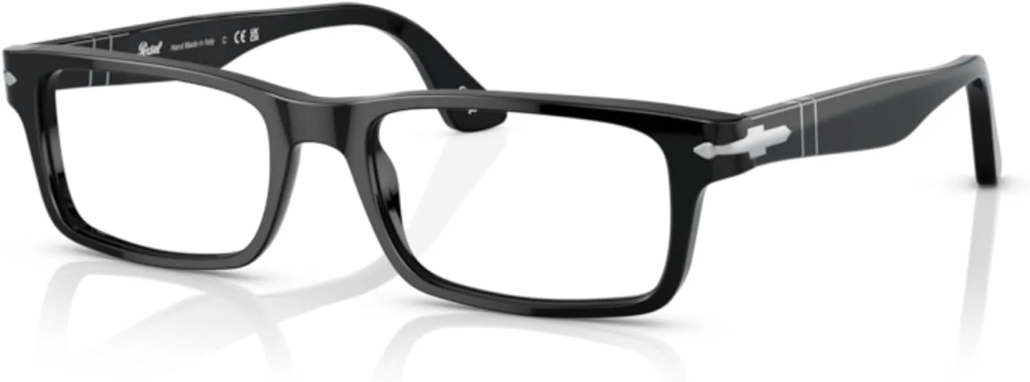 Persol PO3050V Rectangle Eyeglasses for Men   BUNDLE With Designer iWear Eyewear Kit