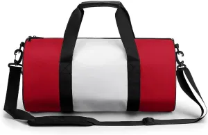 Peru Flag Large Capacity Gym Bag for Men Women Dry Wet Separation Sports Travel Tote