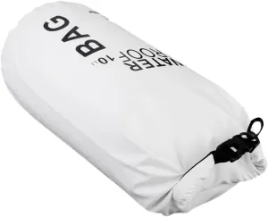 pistro Waterproof Dry Bag - Roll Top Closure Pouch for Camping Boating Kayaking Fishing Rafting Canoeing Beach Sports - White, 10L