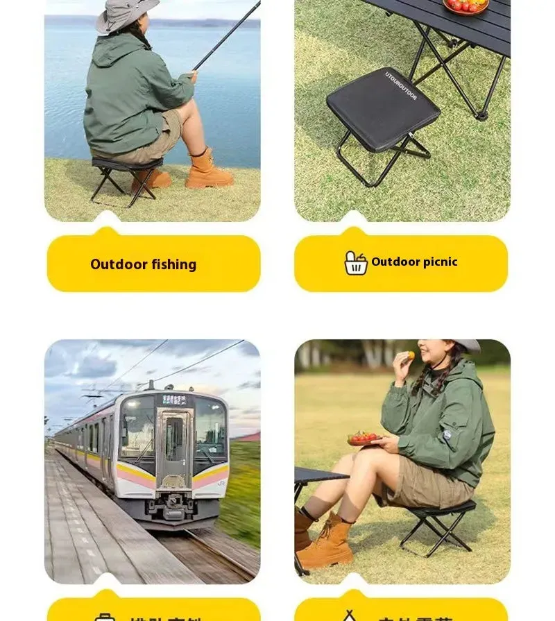 Pocket Voice-activated Chic Portable Stool Outdoor