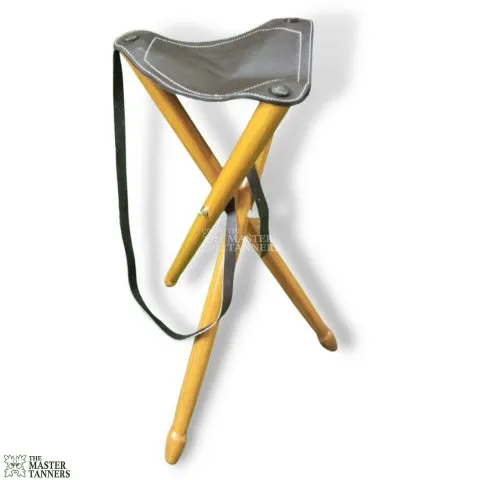 Polo Camping Leather Tripod Stool