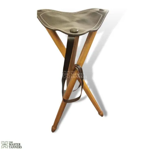 Polo Camping Leather Tripod Stool