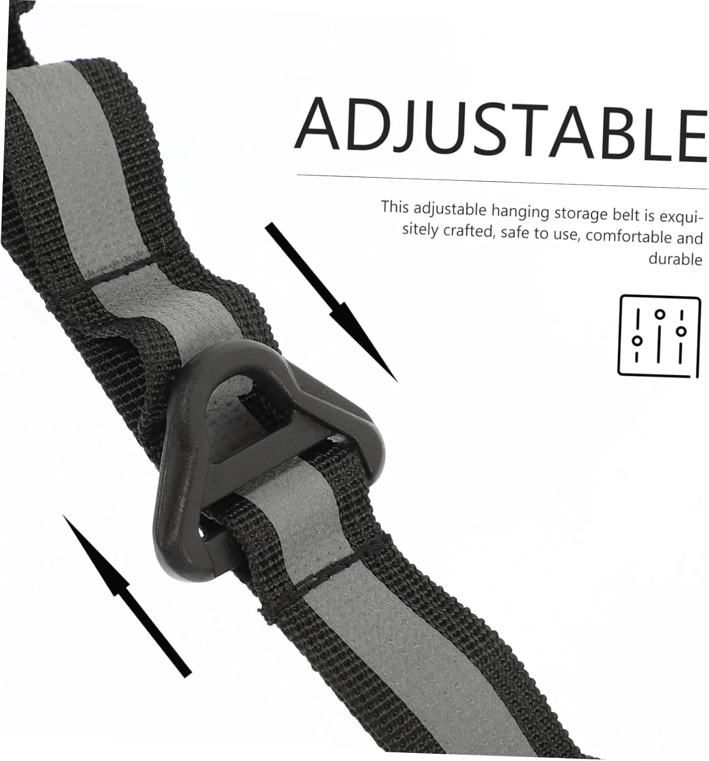 POPETPOP 2pcs Mountaineering Strap Crossbody Bag Strap Nylon Belts for Men Hiking Gear Hanging Storage Strap