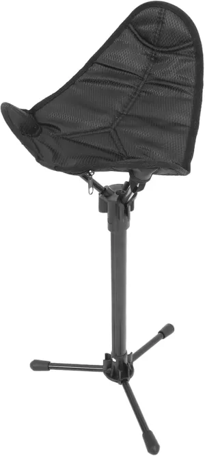 POPETPOP Collapsible Camping Stool Footrest Portable Aluminum Stool for Outdoor Lightweight Travel Folding Chair for Hiking Beach