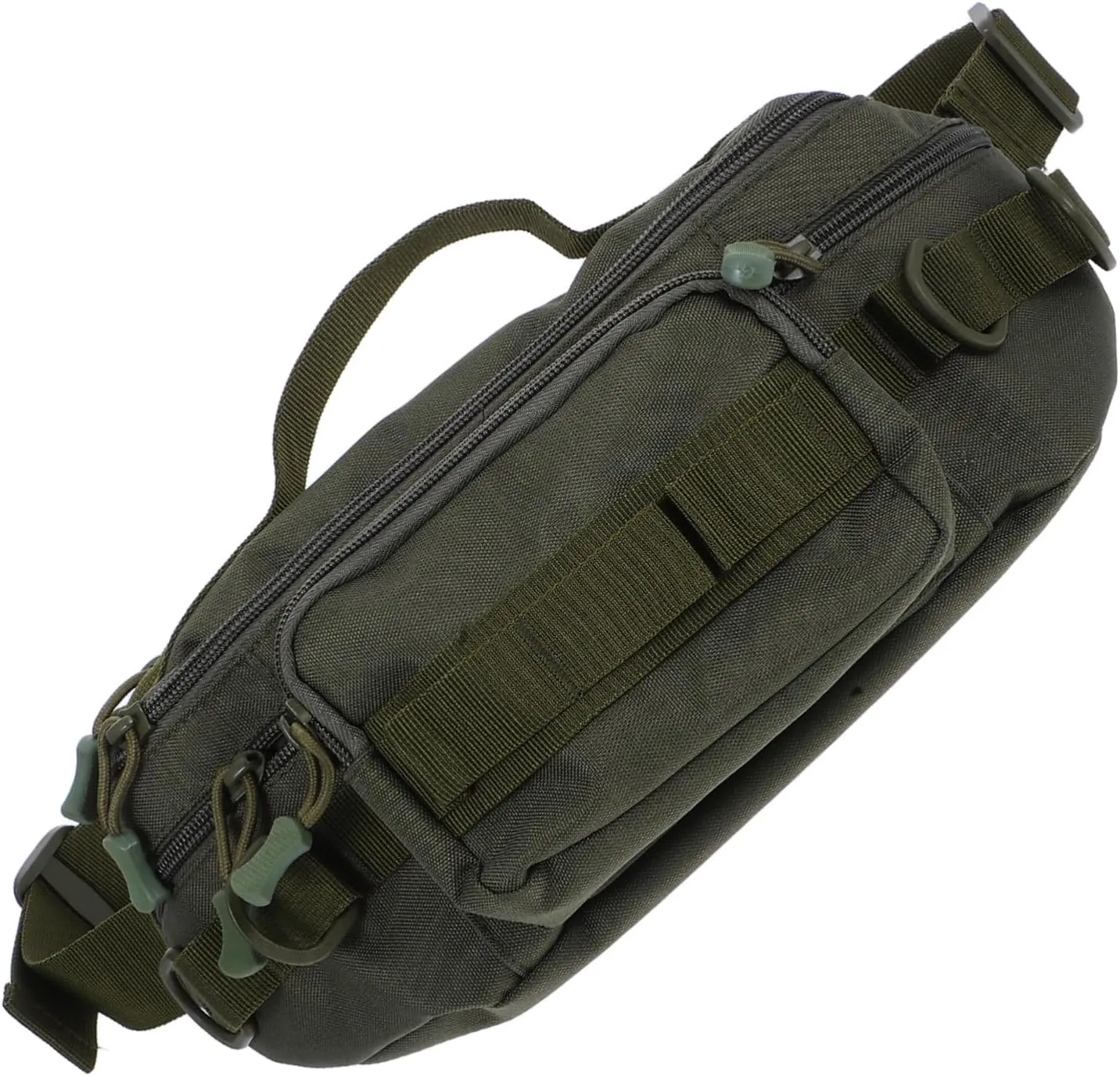 POPETPOP Fishing Sling Waist Bag for Men Multi Functional Fanny Pack with Quick Access Storage Hydration Compartment Lightweight Design for Fishing Hiking Cycling Travel