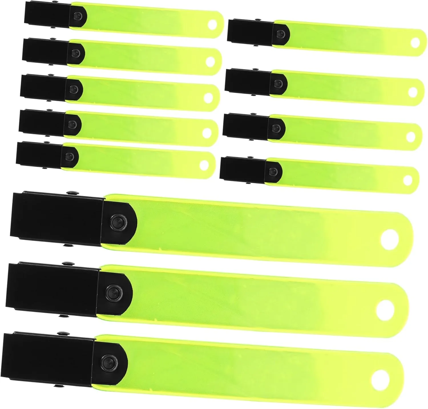 POPETPOP Fluorescent Label Holder Hiking Camping Clip Camping Reflector Glow Clips Reflector Clips for Tree Stand