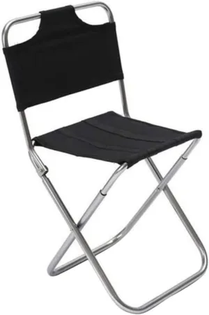 POPETPOP Outdoor Portable Folding Chair Lightweight Sturdy Stool for Camping Fishing BBQ and Picnics Compact Design for and Quick Setup