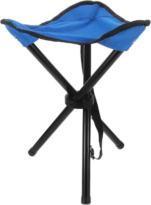 POPETPOP Portable Folding Camping Stool Heavy Duty Lightweight Chair for Fishing Hiking Picnics and Outdoor Activities Ergonomic Design Weather Resistant Easy Setup