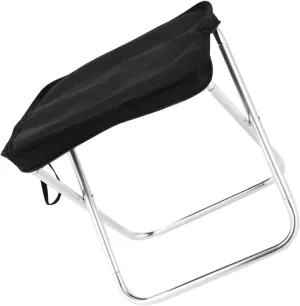 POPETPOP Portable Folding Stool Lightweight Camping Chair Easy to Use Heavy Duty Design for Outdoor Activities Travel Fishing Picnics and Camping Adventures