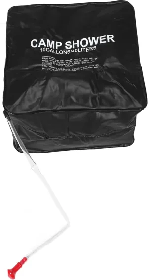 POPETPOP Solar Shower Bag Portable Camping Shower with Spray Head for Hiking Fishing Road Trips and Camping Activities