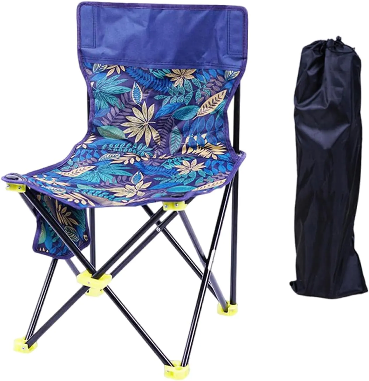 Portable Beach Chair Folding Camping Stool Portable Seats Fishing Chair for Camping Fishing Hikings Gardening Enduring Folding Base