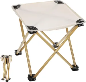Portable Camping Stool Chair for Outdoor Activities Lightweight Seat for Fishing Hiking and Picnics with Carry Bag Comfort and Stability