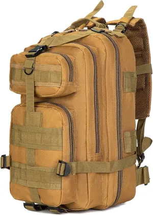 Portable First Aid Bag, Waterproof Emergency Medical Backpack for Home, Office, Car, Travel, Camping, Hiking, and Outdoor Activities, 20L (Empty, No Contents)
