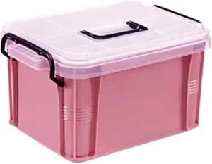 Portable First Aid Kit Medicine Storage Box, Emergency Medicine Chest, Large & Small Capacity, Transparent & Foldable, Multi-Layer Organizer for Home, Travel, Office